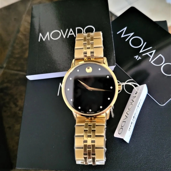 Movado Other - Movado Watch Mens Diamond Gold... NEW!